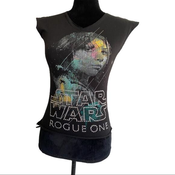 Disney Star Wars Rogue One graphic top - Picture 1 of 4